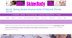 Desktop Screenshot of myskinandbodysolutions.com